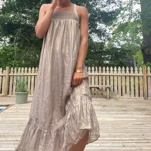 Silk Flowy Dress